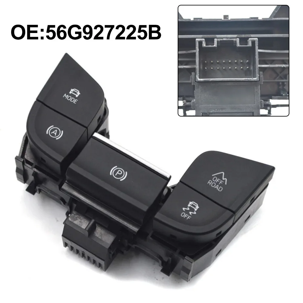 

For Skoda For Karoq For Kodiaq LHD Car Parking Brake Switch OEM 56G927225B Direct Replacement for Hand Brake Lever