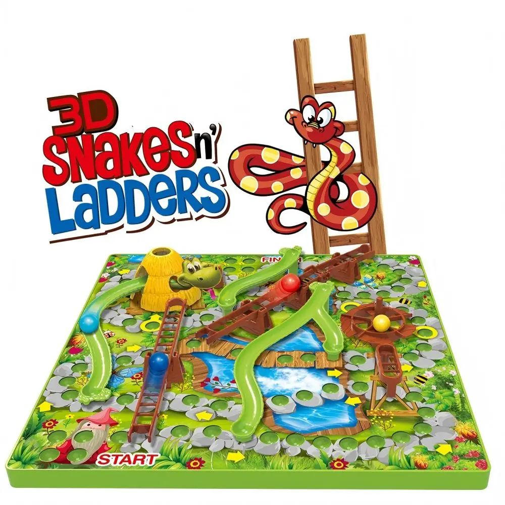 

Funny Snake Ladder Flying Chess Set Puzzle Family Party Games With Chess Box For Gifts Intelectual Learning Toys Montessori