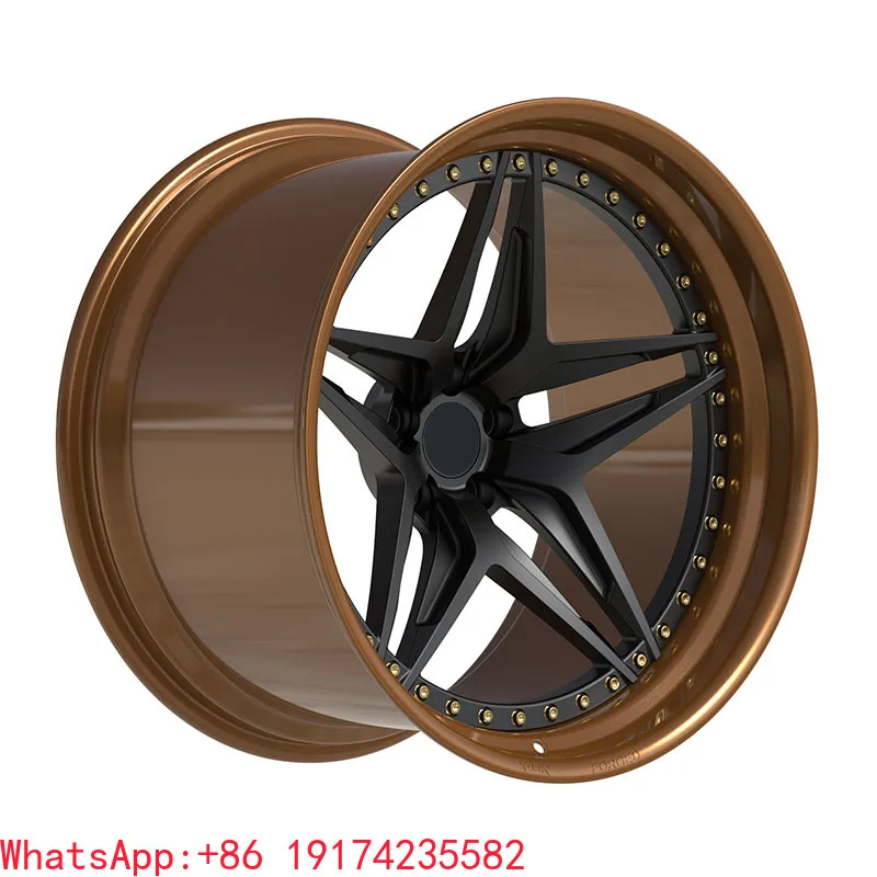 

Luxury 21 Inch 5-spokes Forged Wheel Rims New Design 5x120 5x112 5x1143 5-piece 21 Inch Alloy Forged Wheels for Passenger Cars