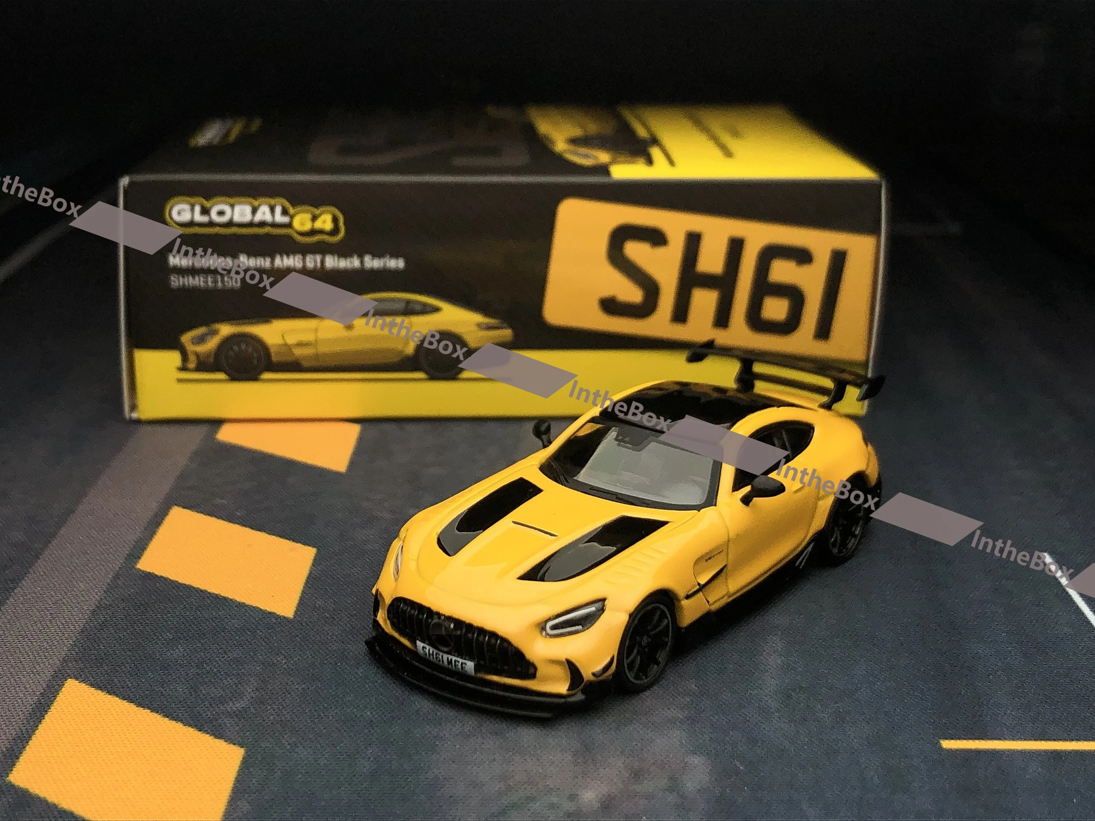 

MB GT Black Series 1/64 TARMAC WORKS Коллекция моделей автомобилей Ограниченная серия игрушек для хобби