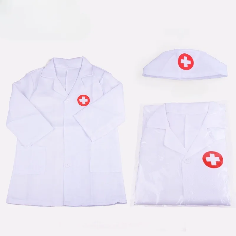 Children\'s Doctor Nurse Vet Chef Cosplay Costume Kindergarten Stage Performance Professional Halloween Role Play Outfits Kids