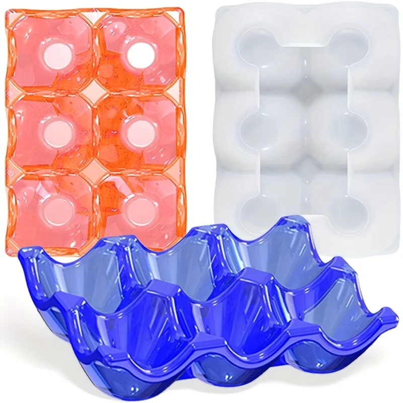 

Силиконовые формы для контейнеров для хранения подносов для яиц, уникальных подсвечников, коробок для хранения ювелирных изделий и холодильников из смолы.