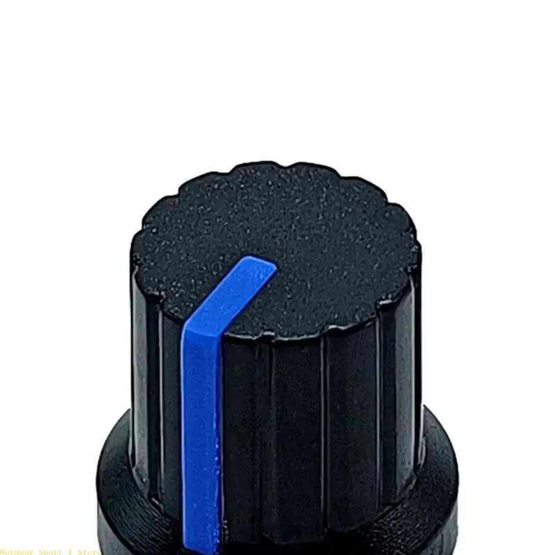 

A0KA 10Pcs Potentiometer Control Knob 6mm Shaft Hole Amplifier Knob Easy to Install