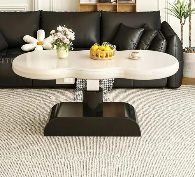 

Electric lifting coffee table and dining table dual-purpose living room modern, simple, and multifunctional new model