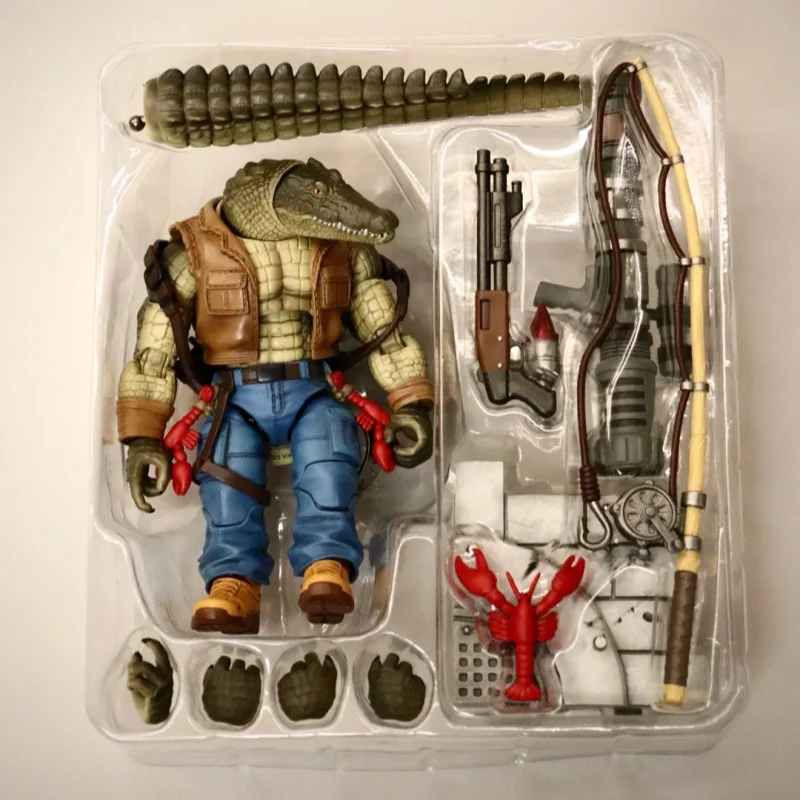JOYTOY TMNT Wojownicze Żółwie Ninja Leatherhead Figurka Akcji 1/18 Model Zabawka