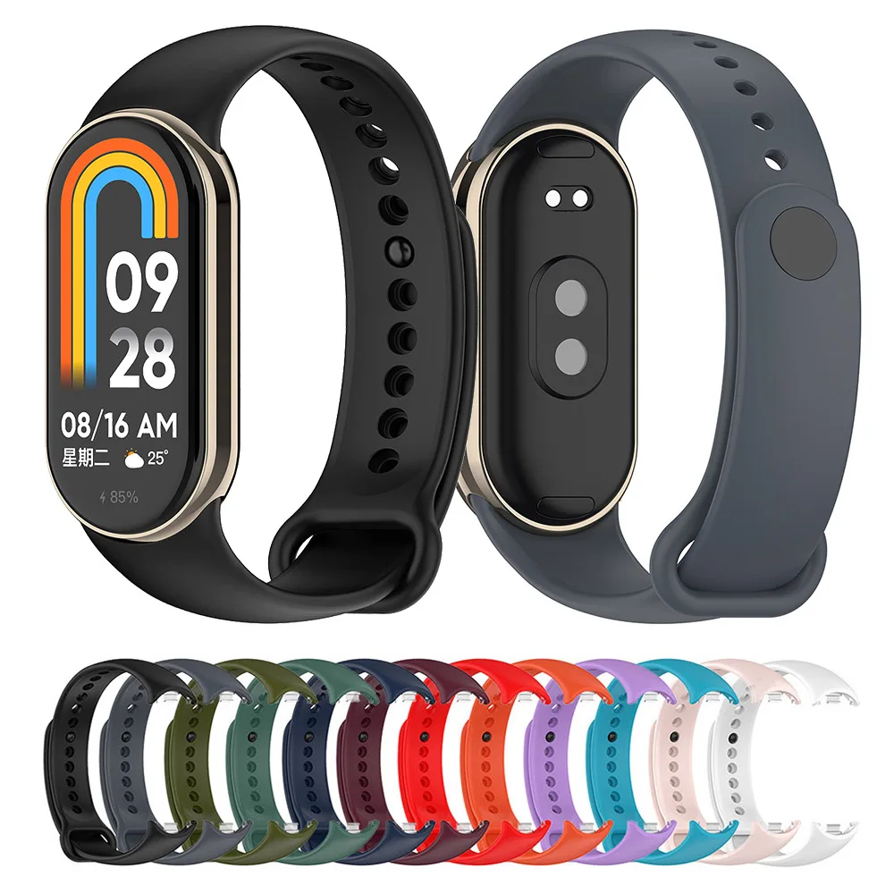 Silikon-Armband für Xiaomi Mi Band 10/9/8 NFC Smart Armband Armband