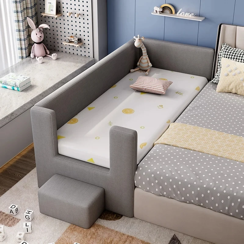 Camas de seguridad para dormir para niños, cama de madera de lujo, dormitorio de moda, decoración del hogar