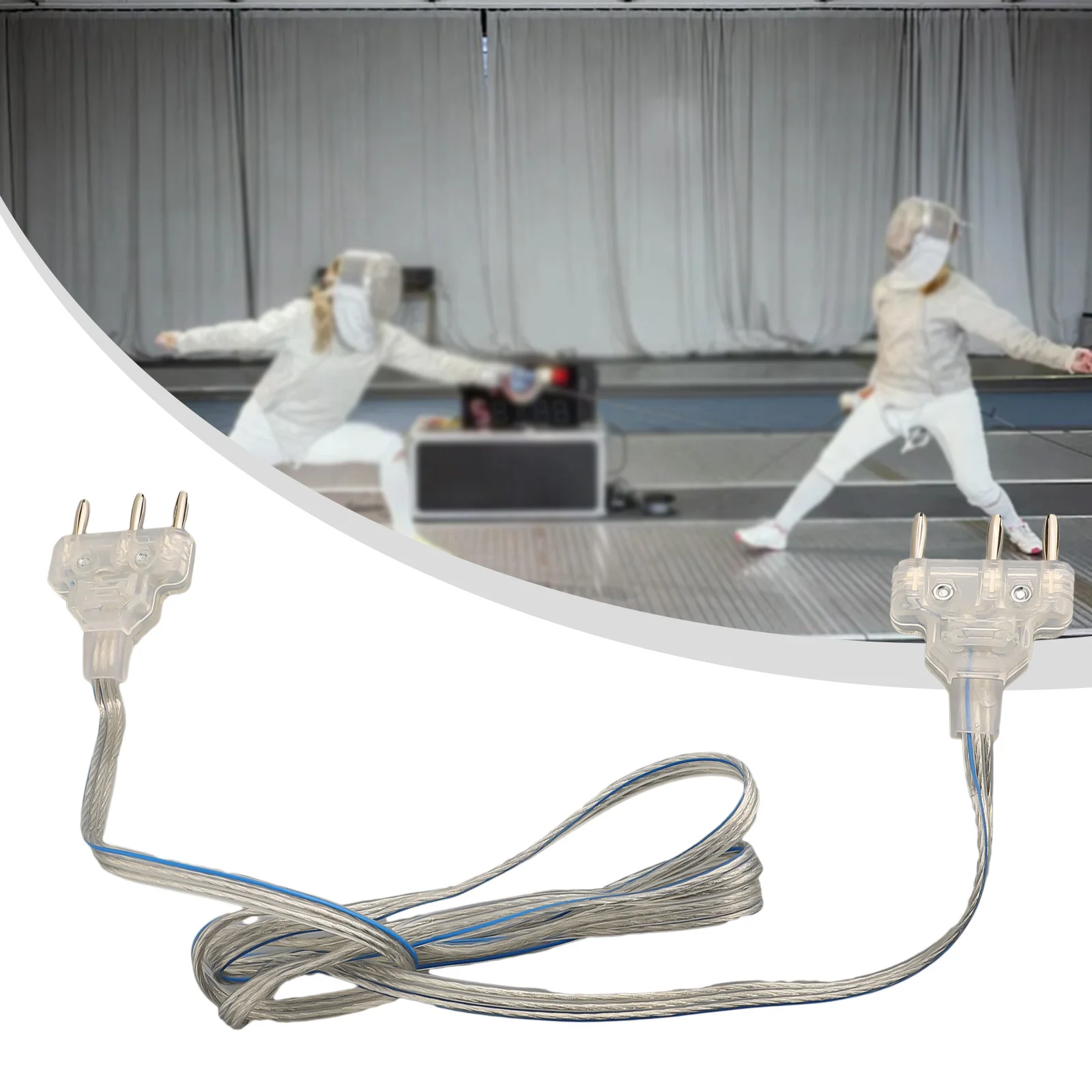 

1pc Epee Body Cord Fencing Body Cords Epee Body Cords Fencing Epee Wire Fencing Face Guard Cords Bending Protection Design