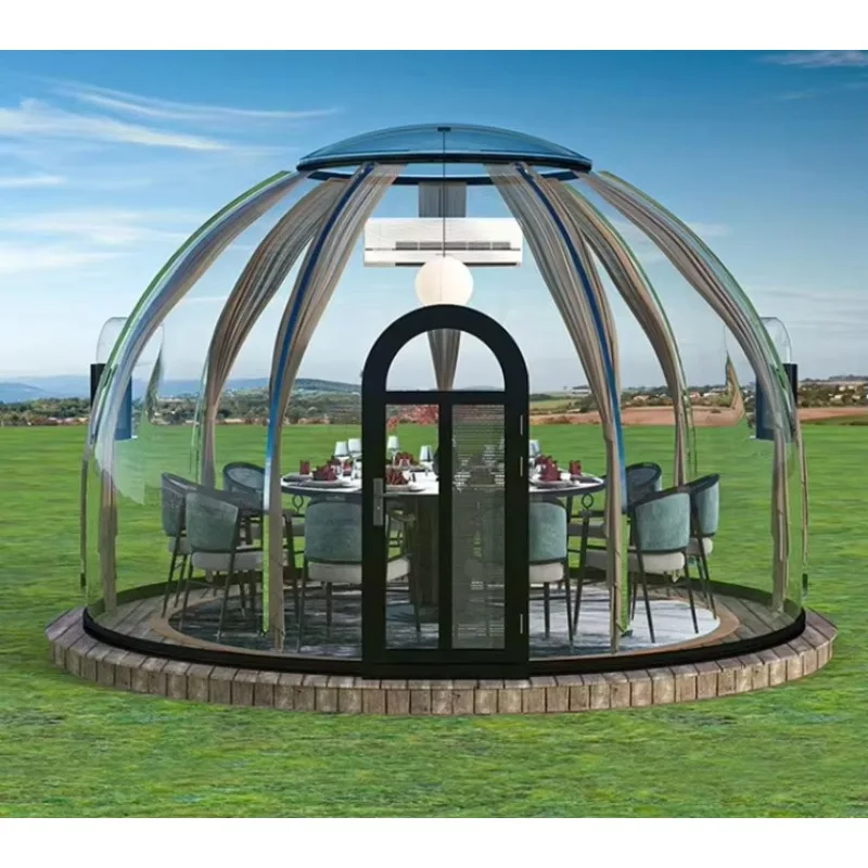 Professional Bubble Room China Supplier Polycarbonate Bubble Hotel Sky Dome House Waterproof Panoramic Starry Sky Bubble Room