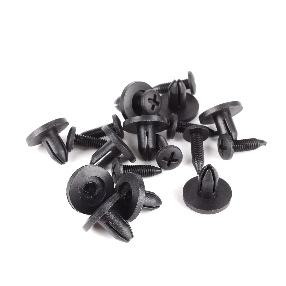 

100Pcs Car Bumper Clips Plastic Push Retainer Clips Fit 6Mm Diameter Hole Fast Permanent Fastening Easy Install for Bumper Door