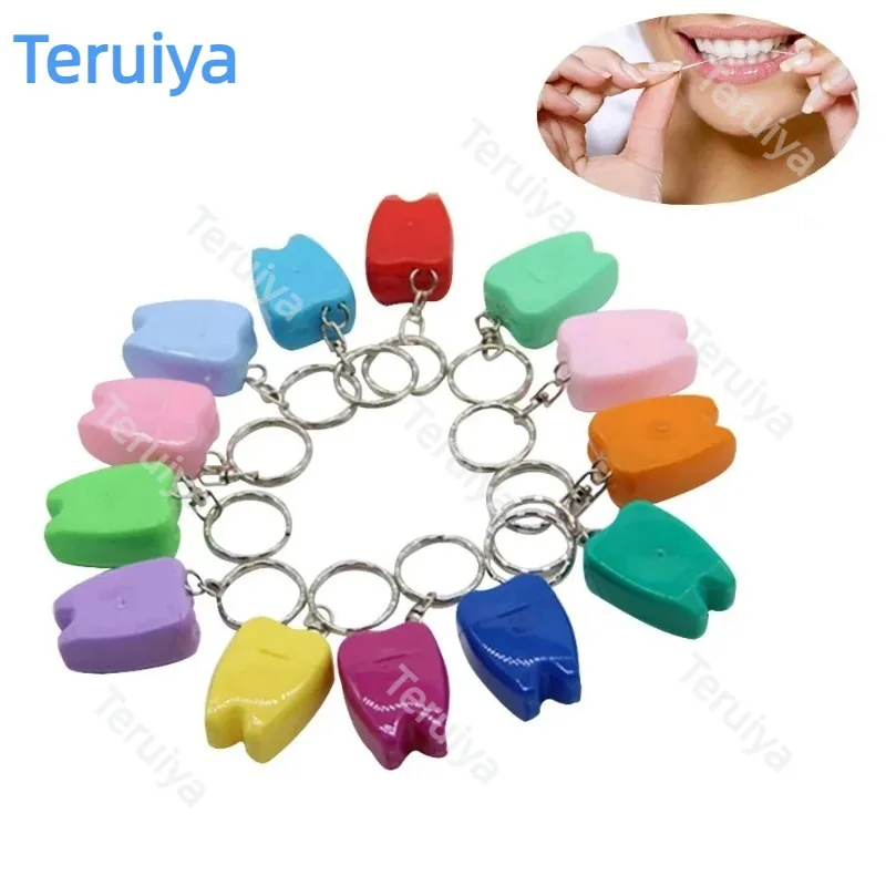 Premium Disposable Dental Floss Picks, 50 Counts Portable Oral Care Floss Sticks, Deep Clean Interdental Teeth Gap, Travel Fri