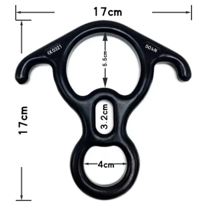 Cheap factory wholesale price  Descender with curved ear pulling gear