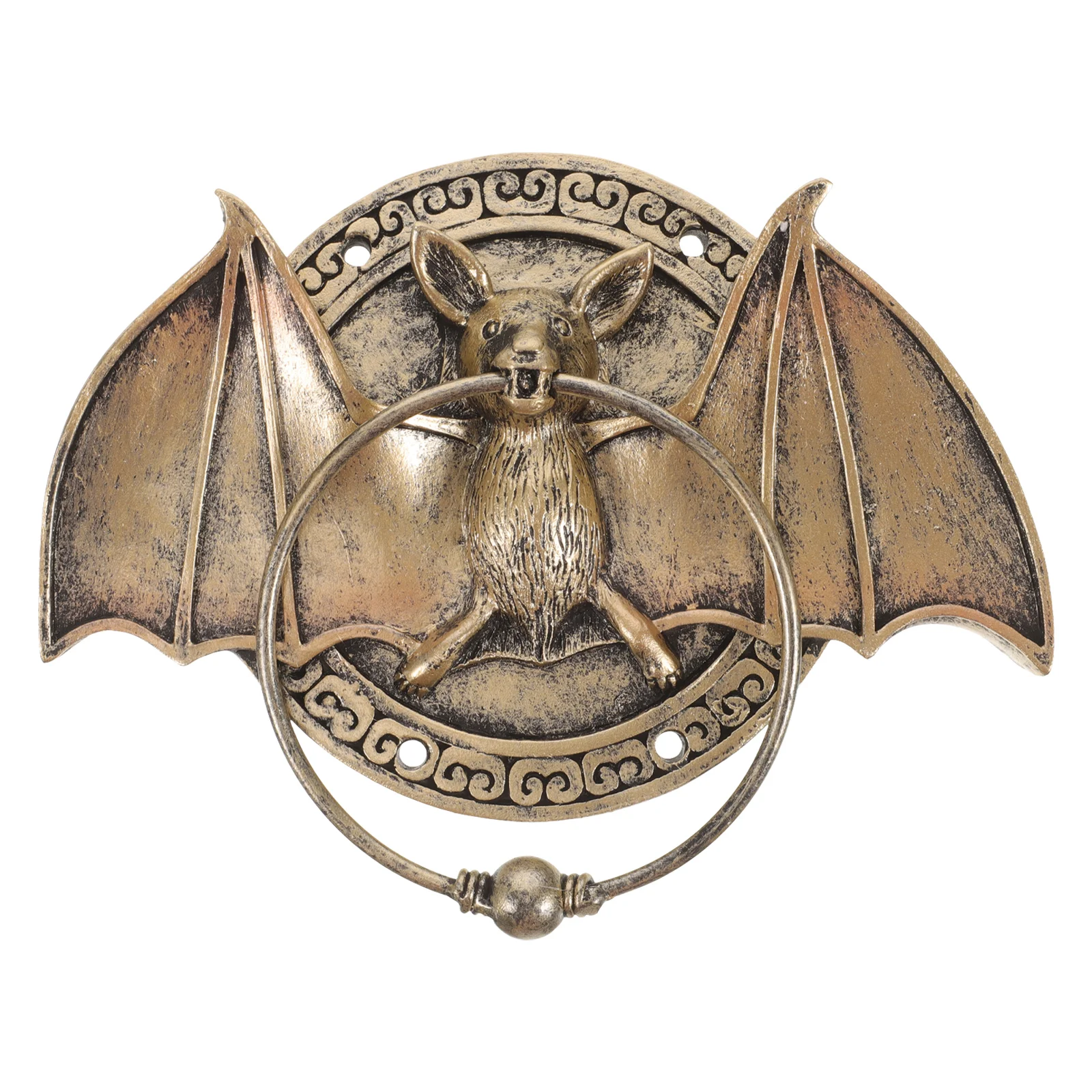 

Simulated Bat Door Knocker Light Bar Home Decoration Wall Hanging Classical Front Handle Resin Decorative Travel