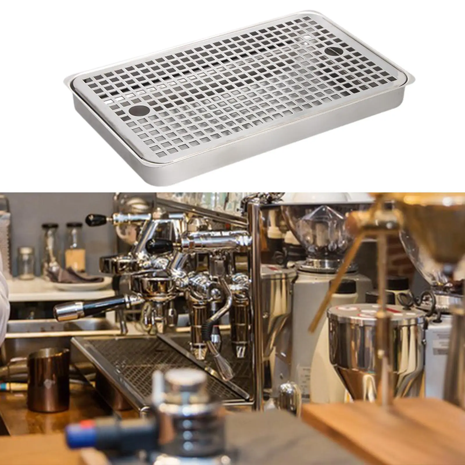 

Beer Drip Tray Stainless Steel Removable Beer Keg Kungfu Tea Tray 11.81'' Keg Drip Tray for Club Teahouse Office Home Restaurant