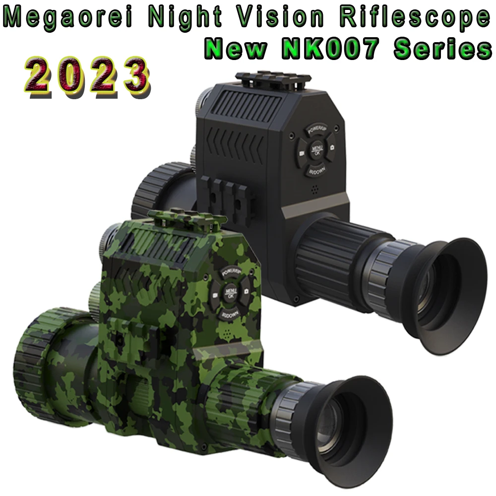 Megaorei NK007 2024 New 1080P Portable Monocular Infrared night vision hunting camera with Laser IR and Digtal Zoom 4