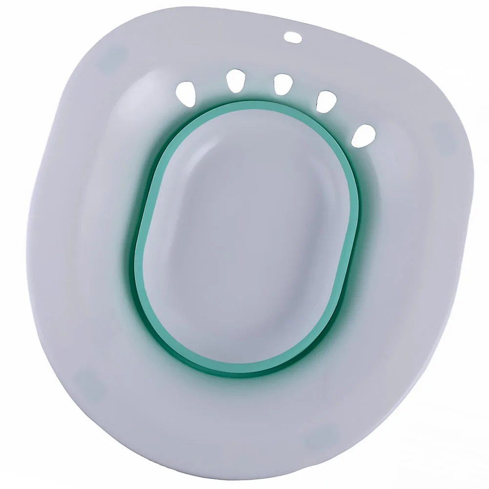 1 قطعة حمام سيتز للنساء الإناث الجزء الخاص رعاية الأم المحمولة بيديت حوض المسنين الورك غسل المرحاض مرفق الأخضر