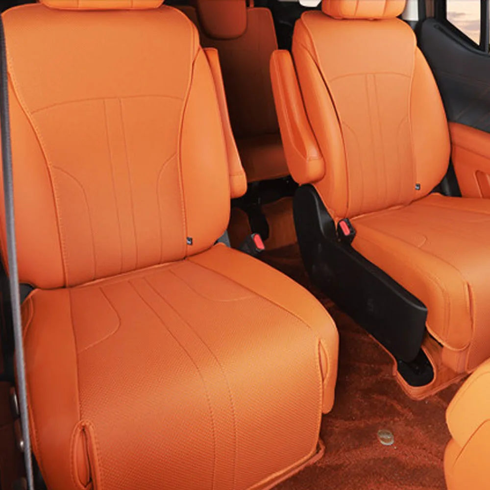 Fit For GWM H10 HAVAL H10 Six Seater Version Half Surrounded Leather Cushion Car Parts Breathable And Wear-resistant Seat Cover