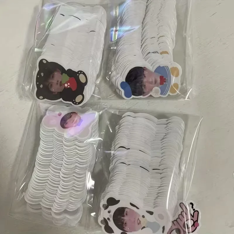 100 قطعة من الملصقات المخصصة والشعار المخصص لحفلات الزفاف وحفلات أعياد الميلاد وملصقات صندوق هدايا عيد الميلاد يمكنك صنعها بنفسك ملصقات خاصة بك