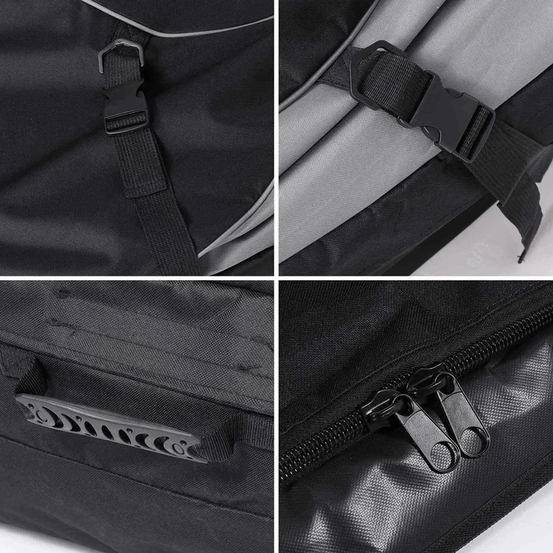 600D Water Car Luggage Bag Proof SUV Foldable Travel Equipment Roof Bag Storage Box Luggage Rack Bag