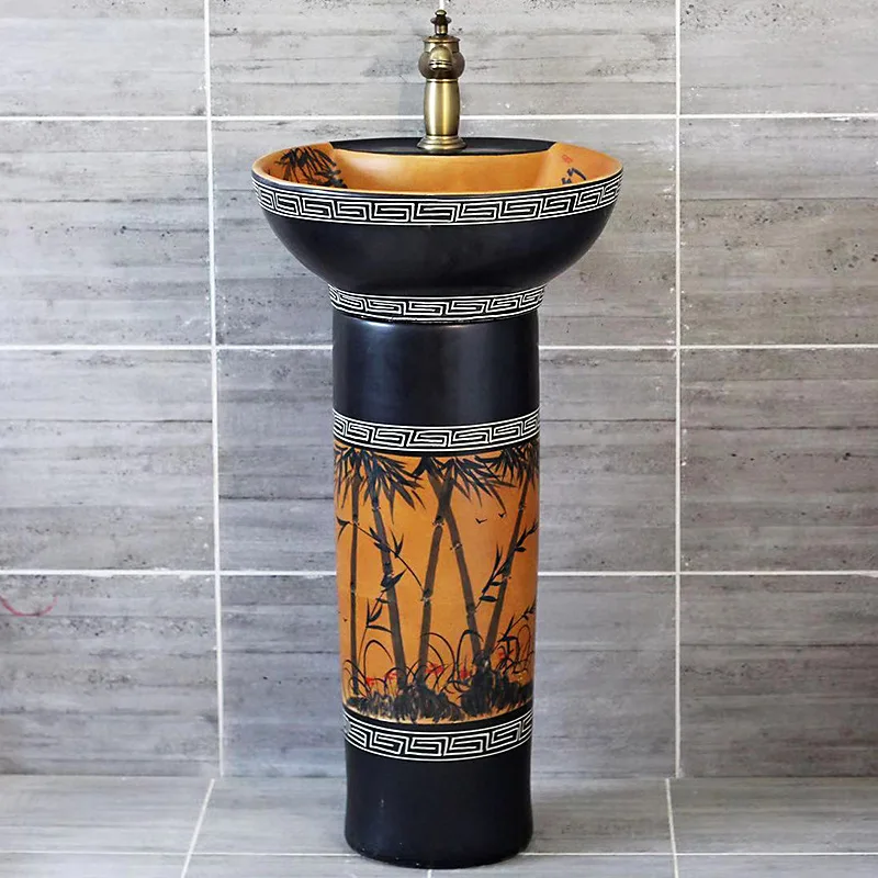 

Умывальник на подставке, умывальник для улицы, умывальник на межплатформе, встроенная Вертикальная умывальник для двора, напольная раковина