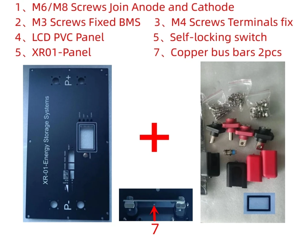 JBD BMS XR BMS Battery Case Panel Energy Storage BMS Panel