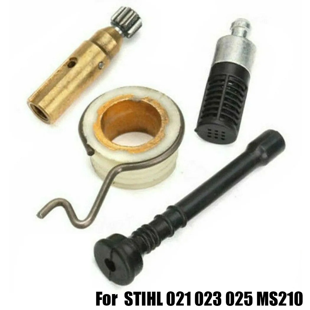 Comprehensive Oil Pump Service Kit for 021 023 025 M Contains Essential Components Including Oil Filter and Worm Drive