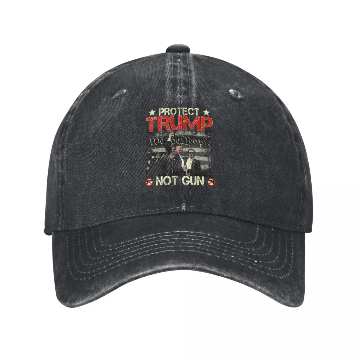 Protect Trump Not Gun Usa Trump 2024 Baseball Caps Peaked Cap Donald Trump Sun Shade Hats for Men