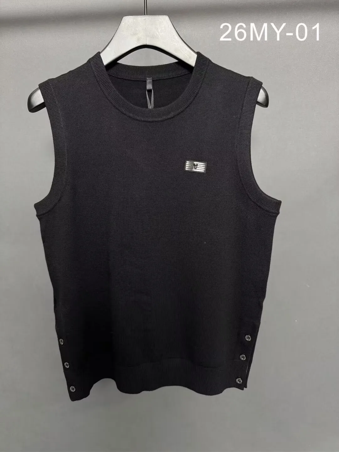 Autumn and winter golf clothing men round-neck knitted golf vest sleeveless warm sports man golf jacket