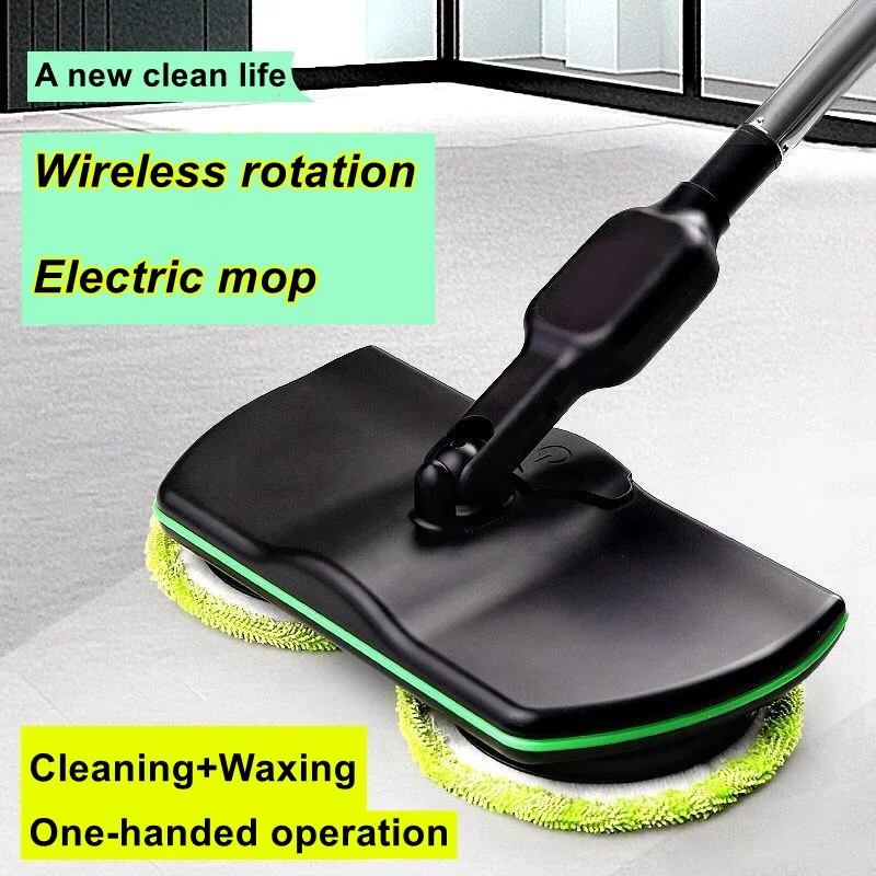 Handheld Wireless Electric Mop Floor Washer Electric Mop Wireless Rotating Rechargeable Floor Wiper Cordless  Sweeping