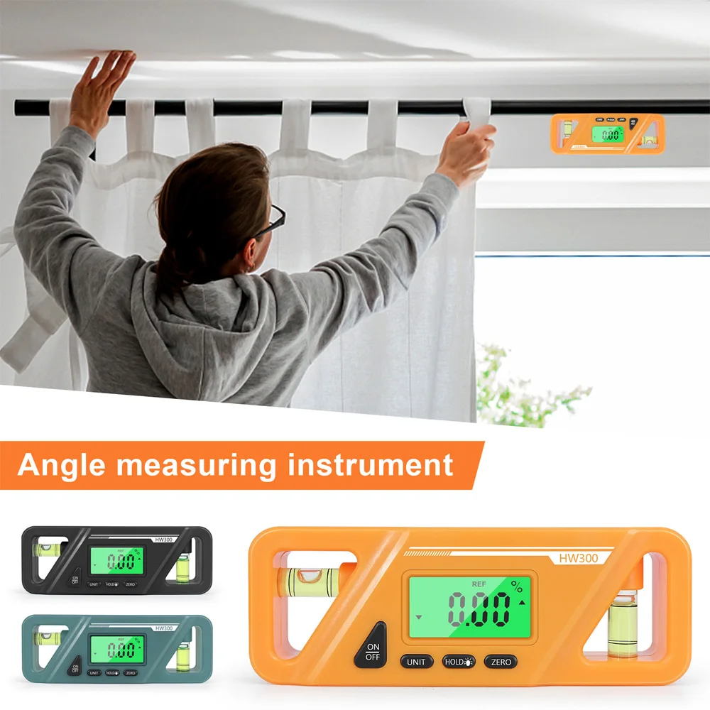 1PC Digital Protractor Inclinometer Level Goniometer Measuring Inclinometer Magnet 90 Degree Gauge Digital Display Inclinometer