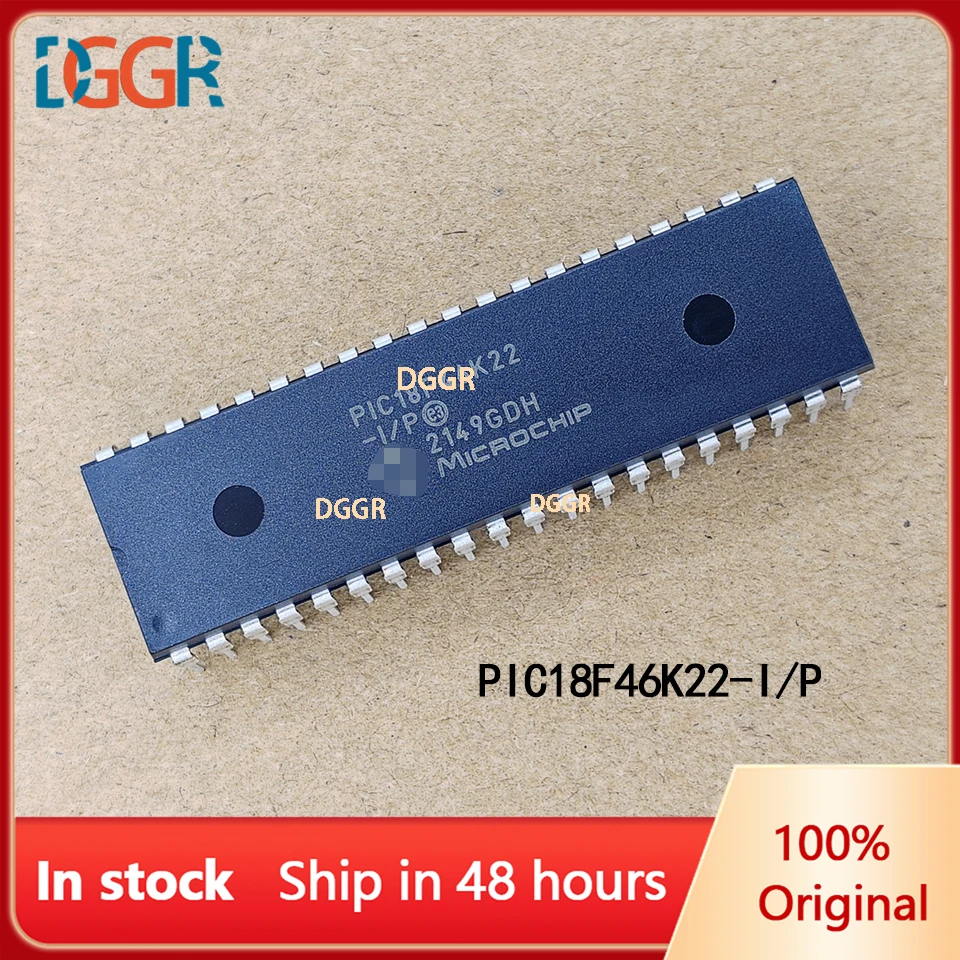 PIC18F46K22-I/P Original MICROCHIP 8-bit Microcontroller MCU Wholesale 18F46K22 PIC18F46K22 DIP-40