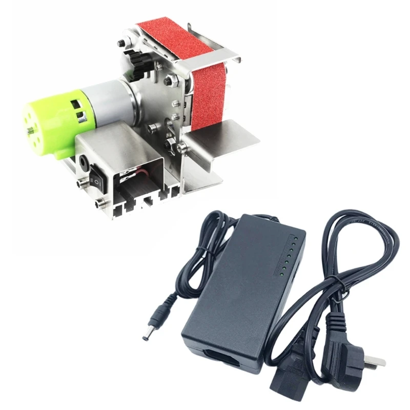 Electric Sanding Polishing Grinding Machine 7 Adjustable Speed Cutter Sharpener for Woodworking Metal Cutter Making