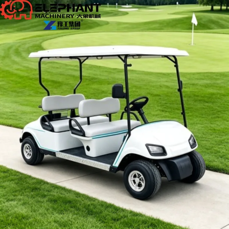 Electric Golf Cart, New Design Luxury Hunting Cart Street Legal Low Speed Vehicle With Complete Lights