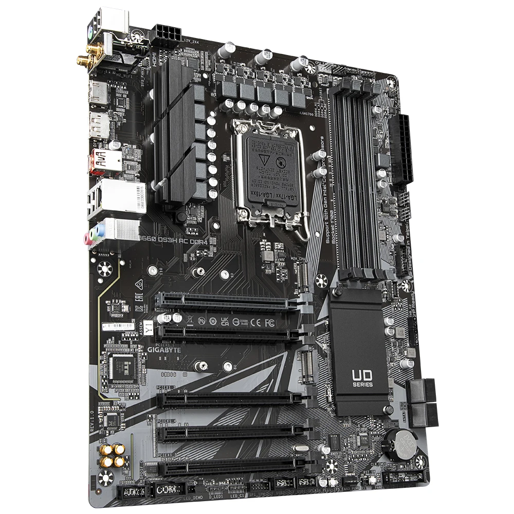 Imagem -03 - Placa-mãe Gigabyte-b660 Ds3h ac Ddr4 Suporta Lga1700 I914900kf I7-14700kf I5-13600k Cpu Intel B660 x Pcie 4.0m.2