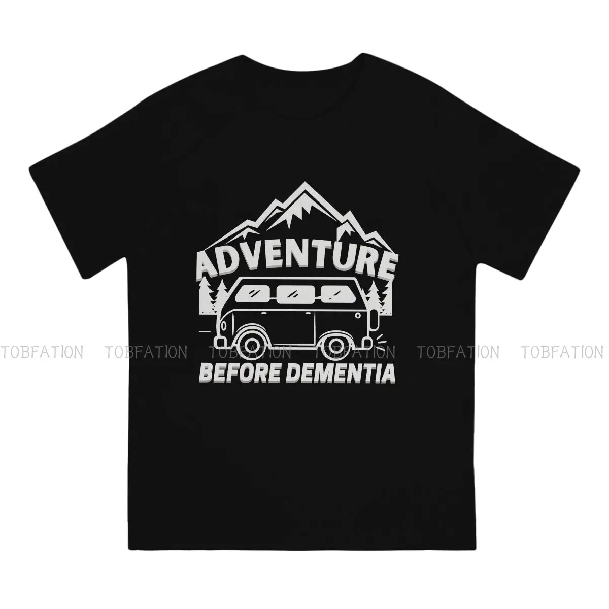 Camp Adventure Before Dementia Classic Tshirt Homme Men's Clothing Blusas Cotton T Shirt For Men