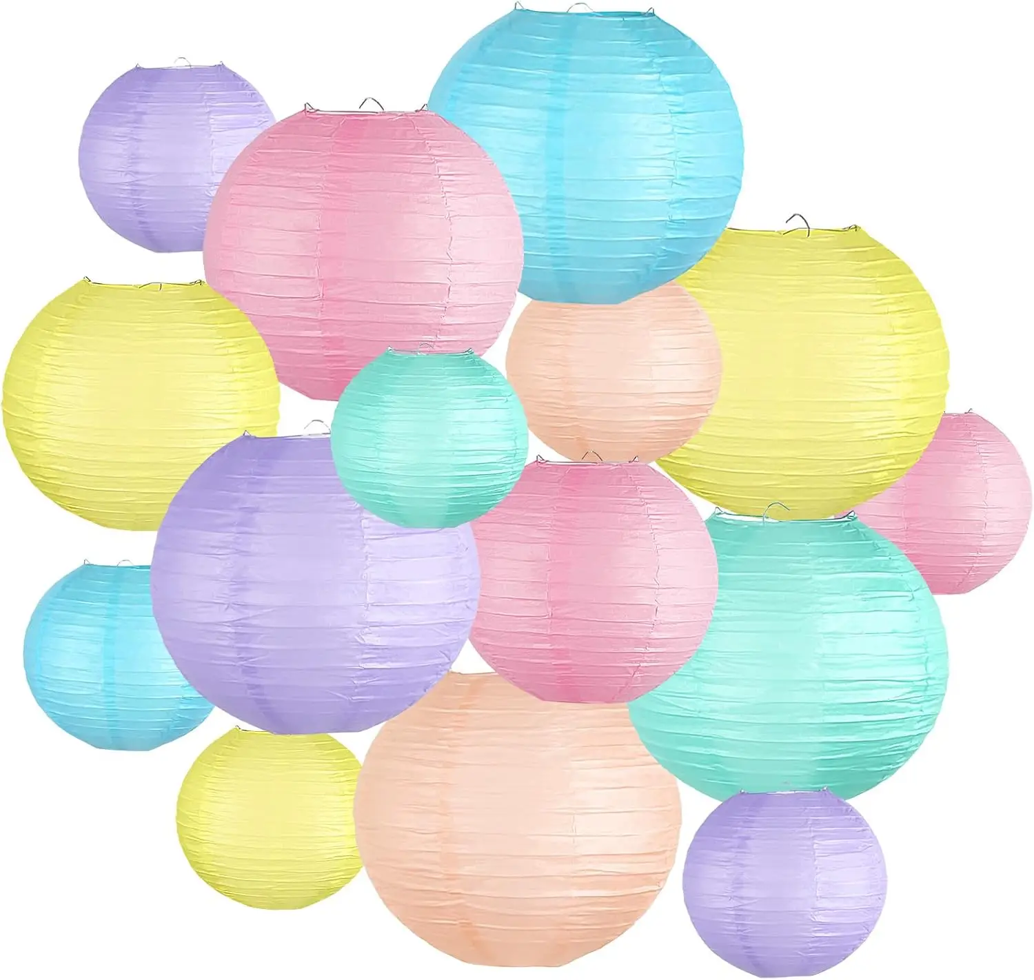 

Декоративные фонарики из пастельной бумаги, неоновые подвесные украшения для класса, вечеринки, детского праздника, свадьбы, дня рождения, Дня матери