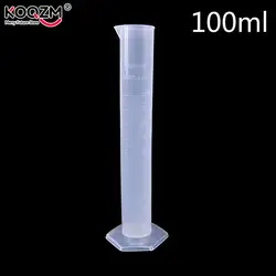 100ml Plastic Measuring Cylinder Graduated Tools Chemistry Laboratory Cylinder Tools School Lab Supplies