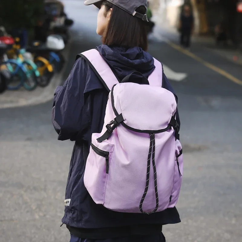 New Design Fashion Climbing Backpacks for Women Simple Hiking Bags High-capacity Men's Solid Popular Casual Outdoor Rucksack