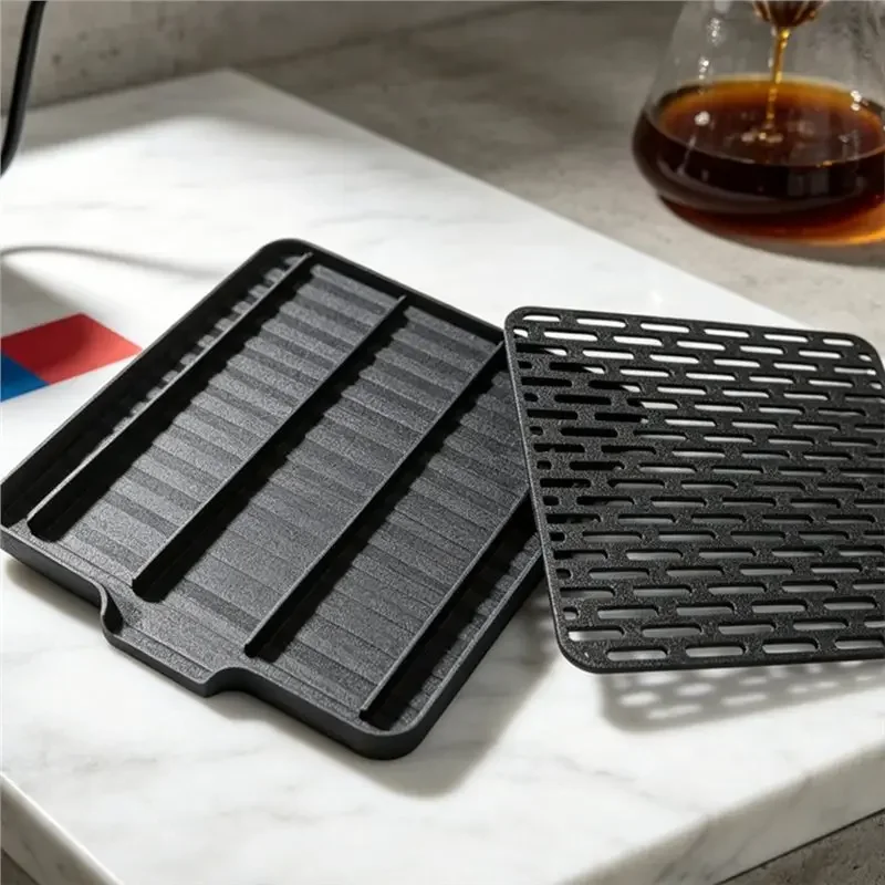 AB66-Drip Tray with Auto-Draining Function for Espresso Machine Scale- Italian-style Coffee Measuring Tool for Kitchen Home