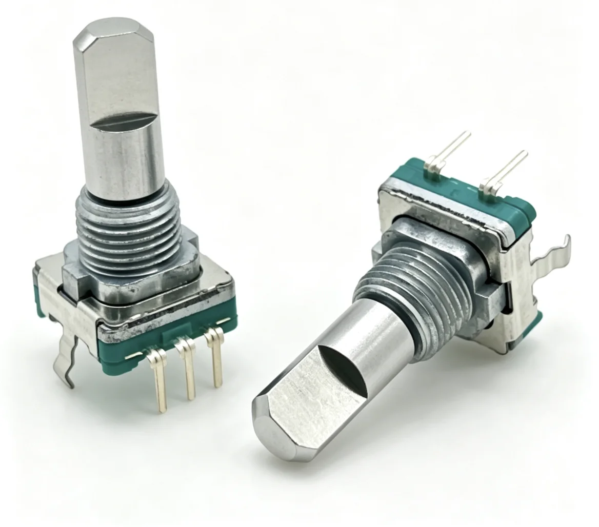 Japanese ALPS EC11E09 Encoder Device Converter 18 Position 9-Pulse Axis Length 18MM with Switch ·1 pcs