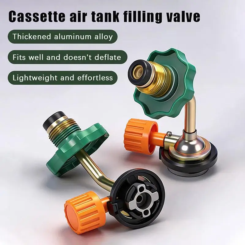 [S]Gas Butane Cylinder Tank Charging Valve Refill Connector Adapter For Outdoor Camping Picnic Cylinder Filling Adapter