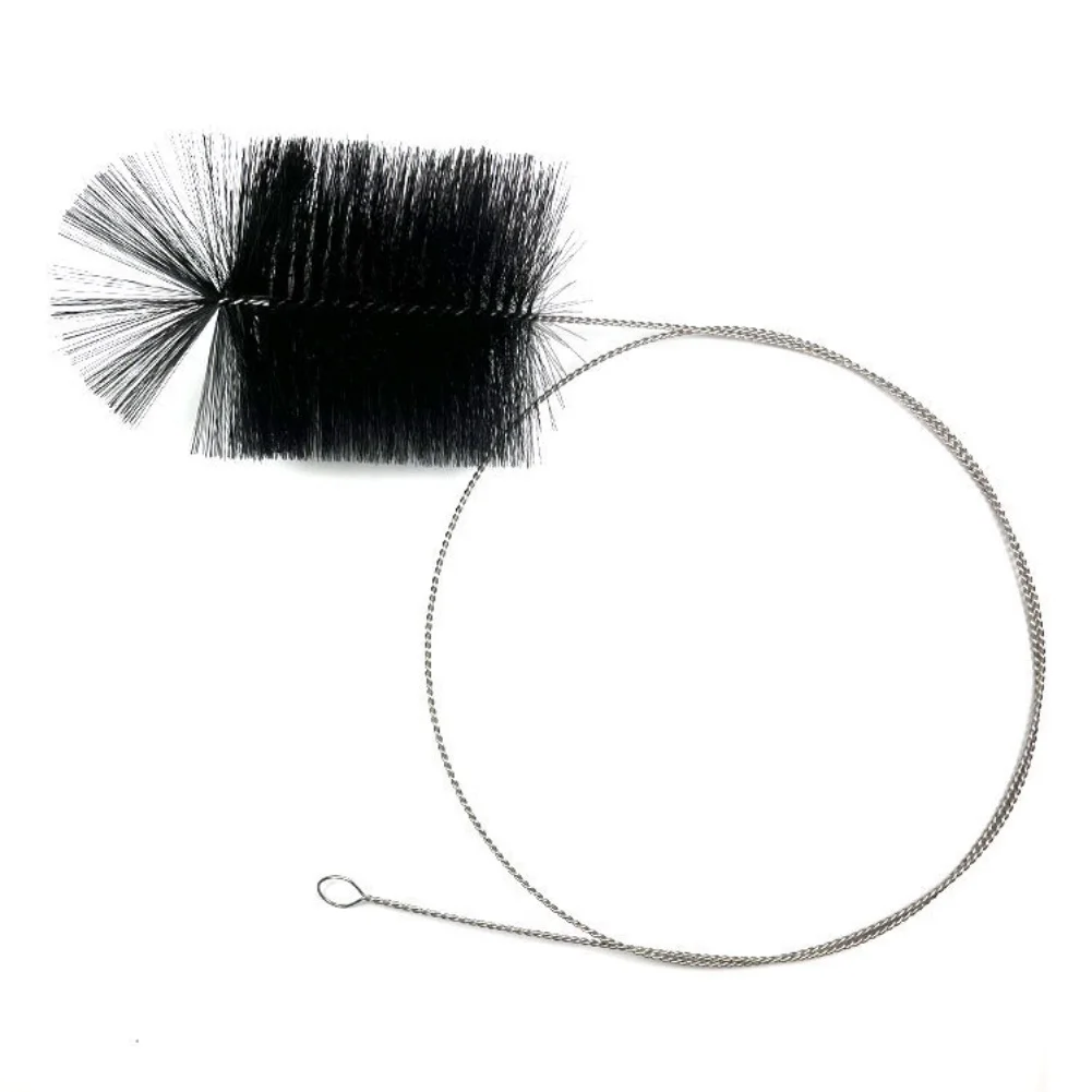1PC Long Chimney Brush Chimney Pipe Cleaner Furnace Tube Cleaning Brush 15CM Metal Handle Steel Wire Soft Cleaning Brush