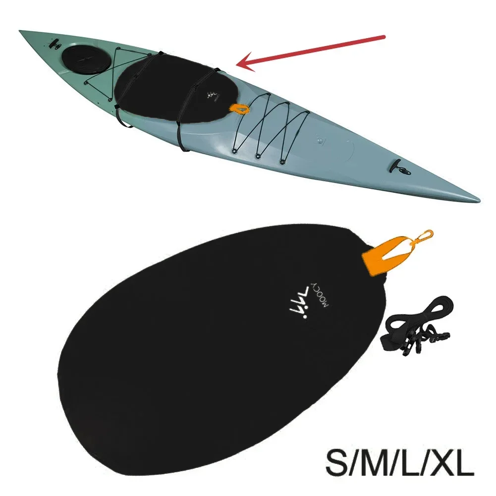 Kayak Cockpit Seal Cover Waterproof Cockpit Protector With 2 Strap S/M/L/XL Tear Resistant Deck Boat Kayaking Accessories