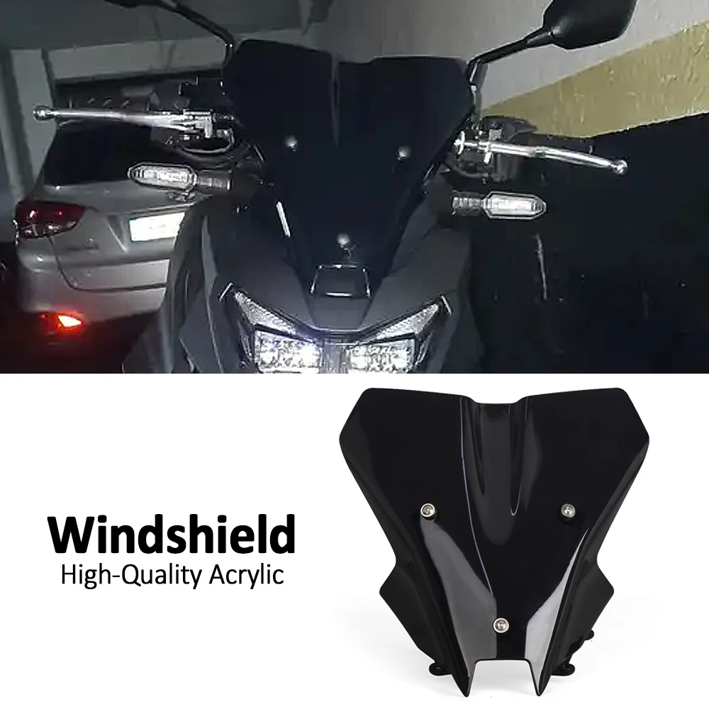 

For Honda CB750 CB 750 Hornet 2025 Front Sports Windshield Viser Visor Wind Deflector Windscreen Spoiler Screen with Bracket