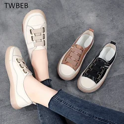 Spring Women's Flat Shoes 2023 Orthopedic Loafers Woman Moccasins Stitched Slip on Ballet Flats for Women Nurse Shoe