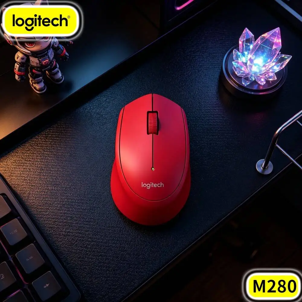 Durable Outer Housing Wireless Mouse M280 Responsive Click Keys For Remote Office Home Surf Student Regular Daily Computer Work