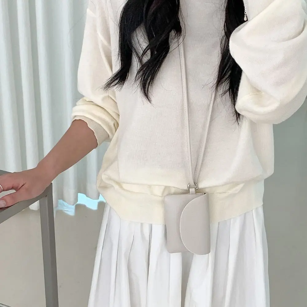 

Fashion PU Leather Suede Coin Purse Hanging Neck Purse Mini Storage Bag Card Holder Leopard Print Lanyard Wallet Makeup Storage