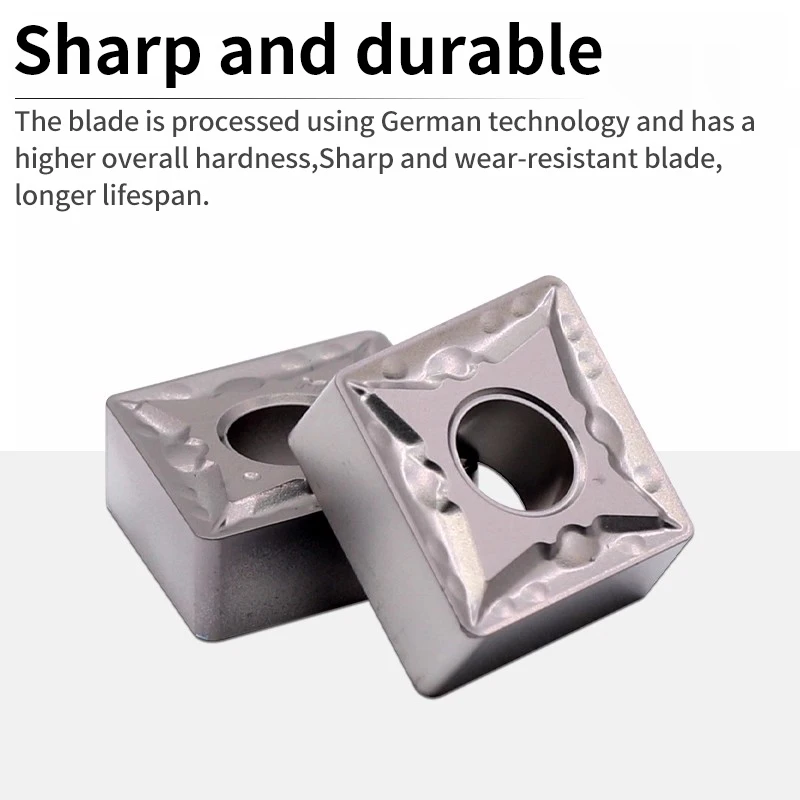 

Твердосплавные токарные пластины Boss Taps CNMG, 5 шт., для токарных станков с ЧПУ, алмазные, для внутренней обработки отверстий