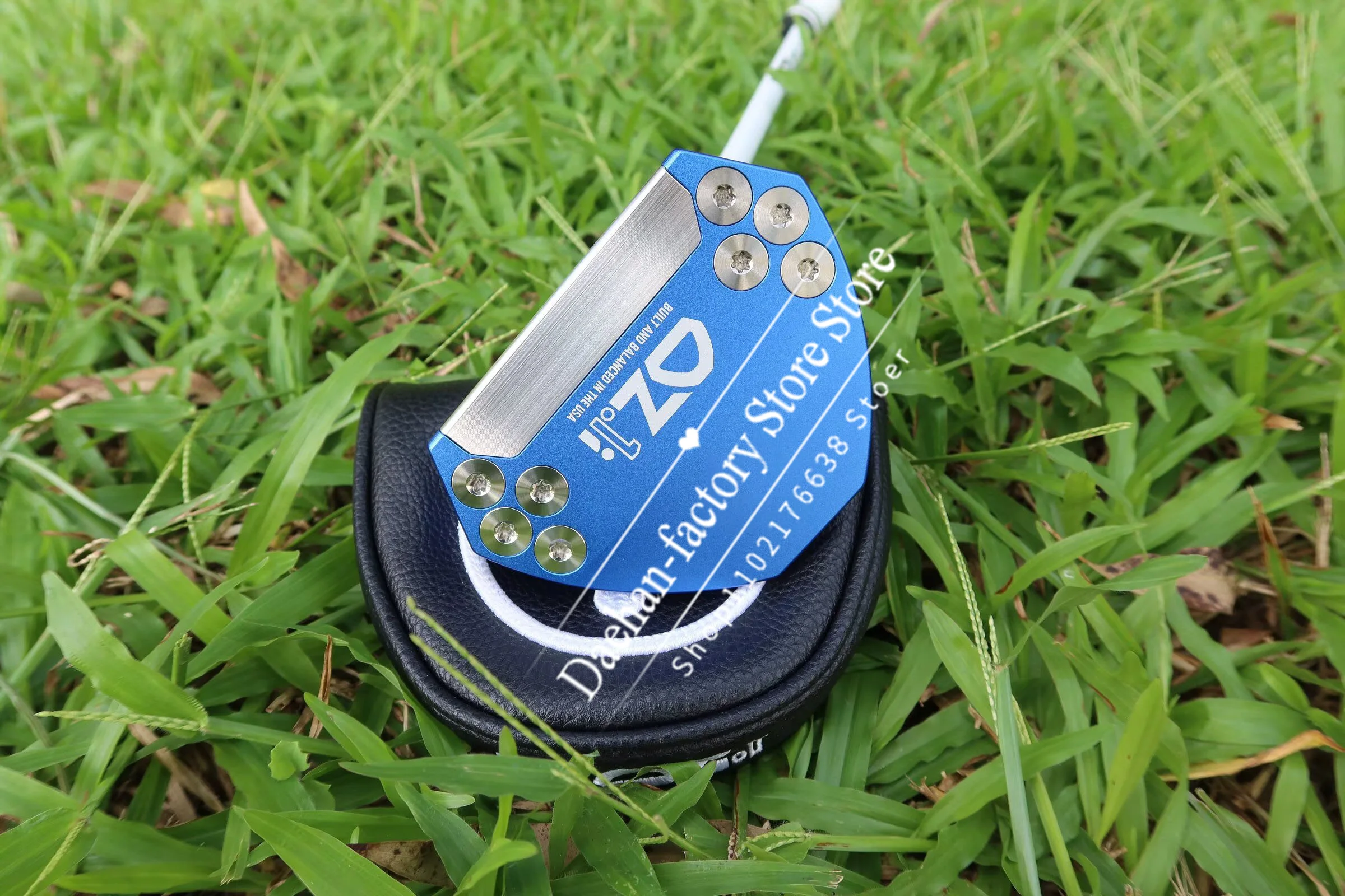 

Free shipping LAB Golf blue OZ1i Putter Balanced Zero Torque Putter Steel 33 34 35 36 Inch shaft Golf Club with Head Cover