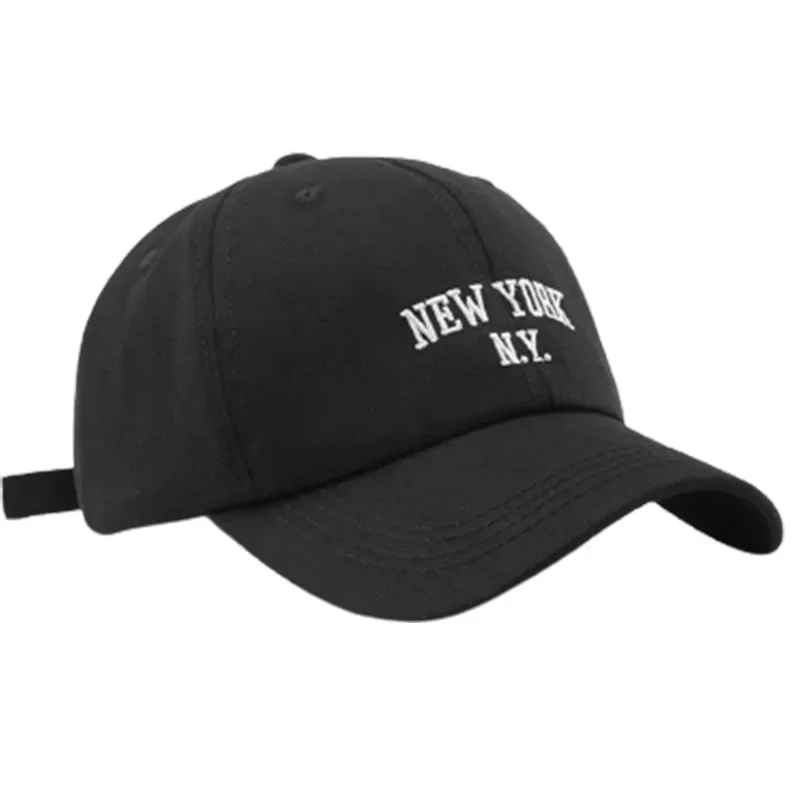 Moda nova york carta boné para mulher boné de beisebol masculino esportes chapéu de sol kpop macio snapback retro hip-hop algodão chapéus